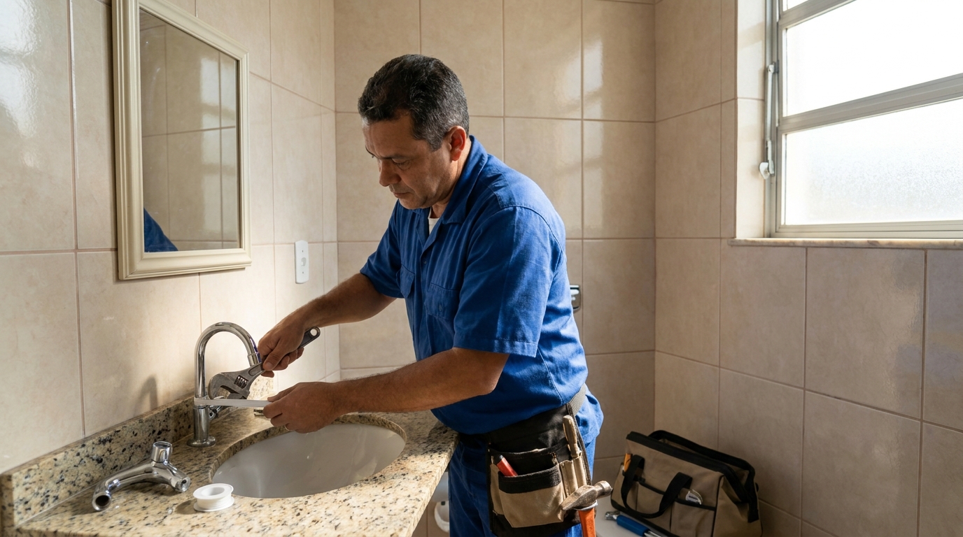 Ajustes em Torneiras no Sesc, Suzano‑SP