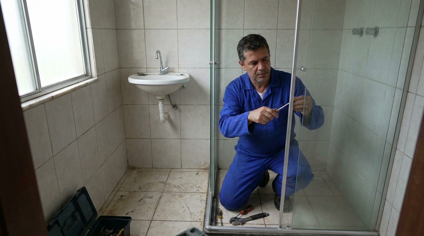 Troca de Roldanas e Trilhos na Vila Cabrera, Suzano‑SP